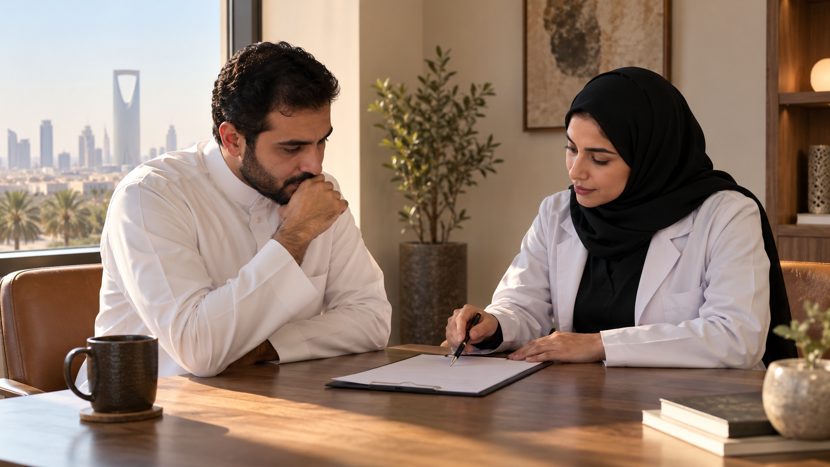 صورة تحريرية واقعية ترافق موضوع الموافقة وحقوق المريض: القرار ليس توقيعًا سريعًا
