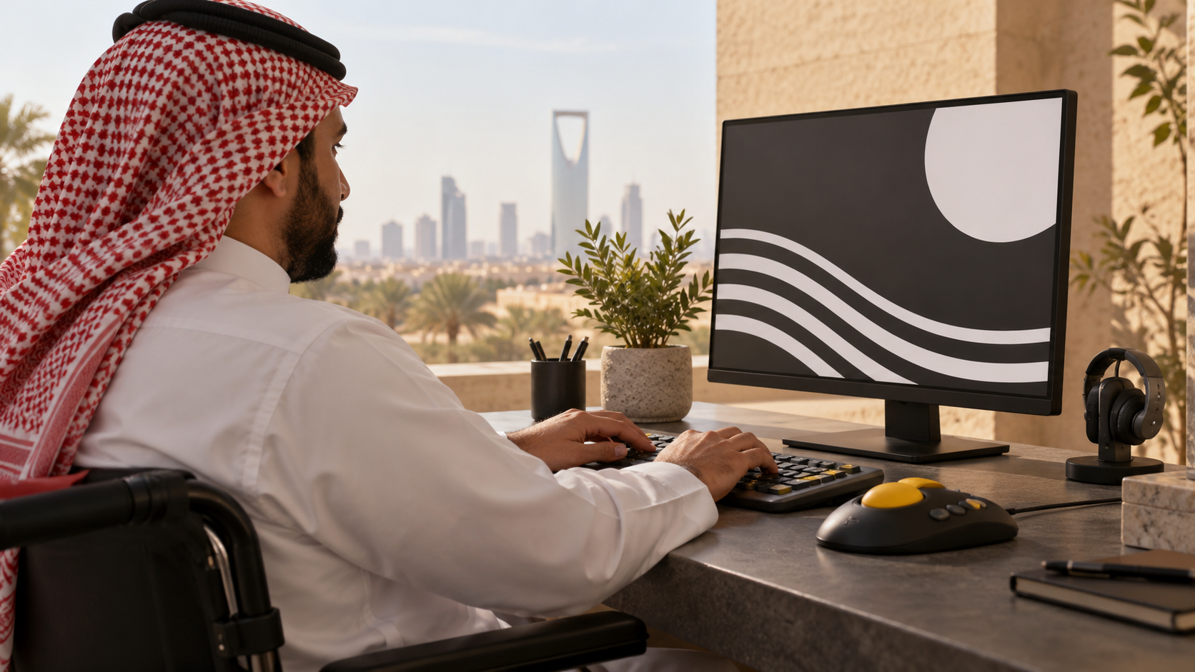 صورة تحريرية واقعية ترافق موضوع إتاحة مرصد البصيلة: قراءة وتشغيل دون عوائق